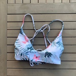 Floral Print Bikini Top - New!